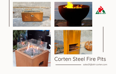 Corten Steel Outdoor Fire Pit